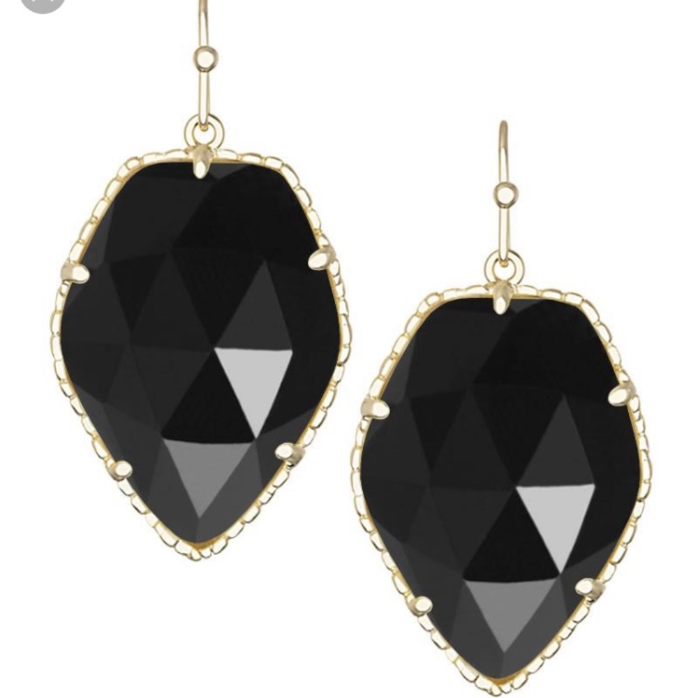 Kendra Scott Black Corley drop earrings